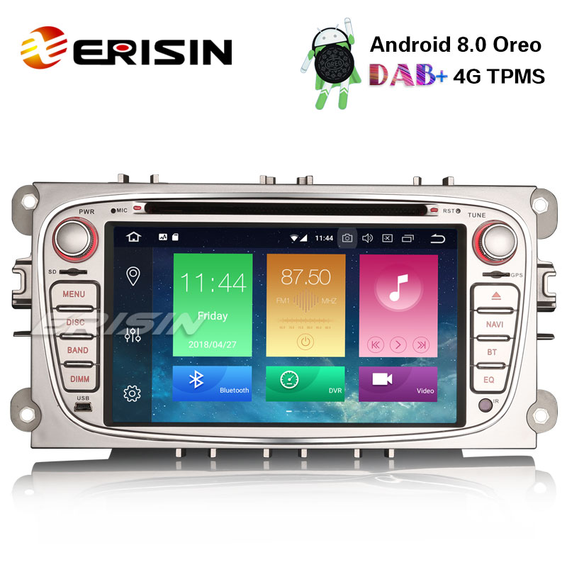 Erisin Es7409fs 7 8 Core Android 8 0 Car Stereo Dab Gps Ford Mondeo Focus S C Max Galaxy Radio 4g Clearance Products