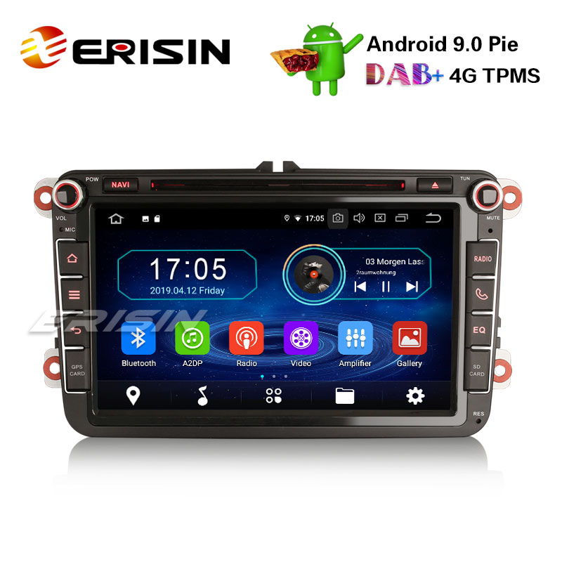 Car Radio For VW Beetle Caddy MK3 Touran Android 10.0 DAB GPS Carplay WiFi BT 9"