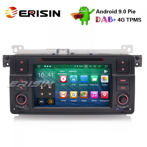 Erisin ES7962B 7" Android 9.0 Car Stereo GPS DAB+ CD Bluetooth DTV DVR SD BMW E46 M3 Rover75 MG ZT