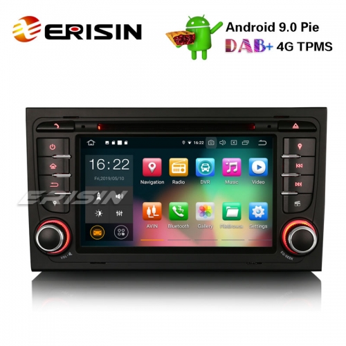 Erisin ES7978A 7" Android 9.0 Car Stereo DAB+ GPS Wifi DVR CD 4G BT AUDI A4 S4 RS4 B7 B9 SEAT EXEO