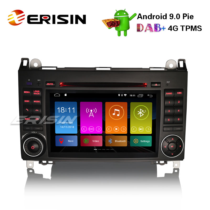 9" Android 8.1 Car Stereo GPS for Mercedes A/B Class W169 W245 Sprinter Vito+Cam 