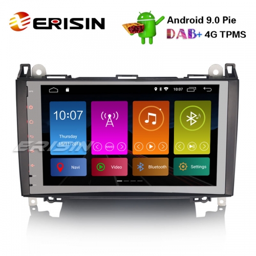 Erisin ES2992B 9" Android 9.0 Mercedes A/B Class Sprinter Viano Vito Car Stereo DAB+GPS TPMS 4G