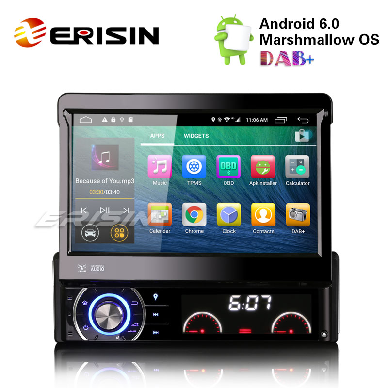 1 Din Android7.1 GPS Navigation Radio Stereo Audio Player RDS//SWC//BT//Wifi//3G//4G