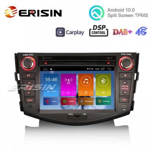 Erisin ES3024R 7" TOYOTA RAV4 Android 10.0 Car Stereo DVD GPS Sat OBD2 4G WiFi DSP CarPlay