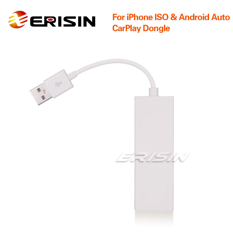 Erisin ES222 CarPlay Dongle USB Android Car SatNav Box Mirror BT For iPhone  IOS Android,3G/4G Modem/Carplay